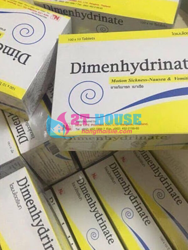 Thuốc chống say tàu xe Dimenhydrinate Thái Lan