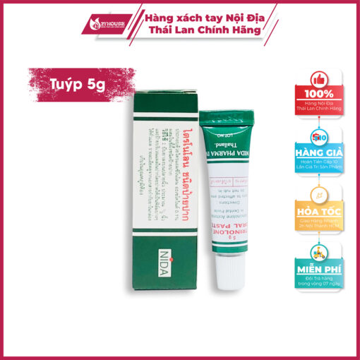 Kem bôi nhiệt miệng Trinolone Oral Paste Nida Thái Lan