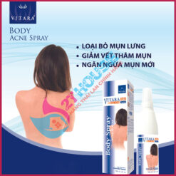 Chai xịt mụn lưng Vitara Se Body Acne Spray Thái Lan