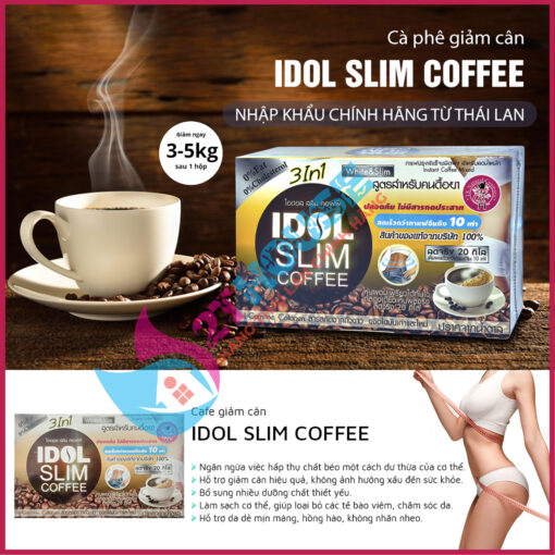 Cafe giảm cân Idol Slim Coffee Thái Lan 3 in 1