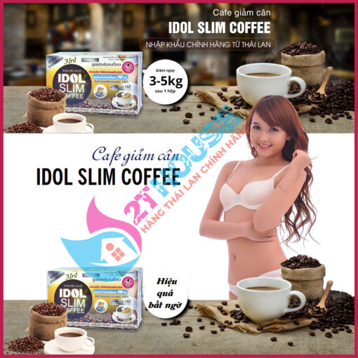 Cafe giảm cân Idol Slim Coffee Thái Lan 3 in 1