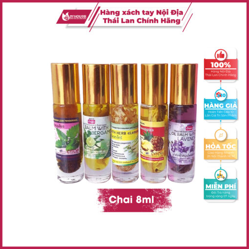 Dầu thảo dược Thái Lan dạng lăn Oil Balm With chai 8ml