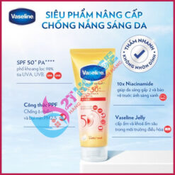 Kem chống nắng Vaseline 50x dưỡng da trắng toàn thân Thái Lan