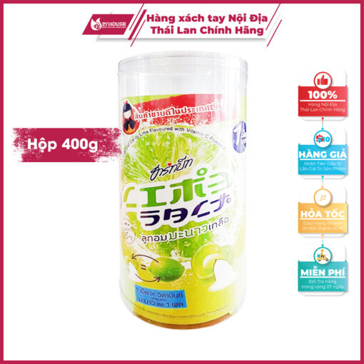 Kẹo chanh muối Thái Lan Hart Beat hộp 400g