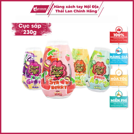 Sáp thơm Chupa Chups Thái Lan Air Freshener thơm hương trái cây