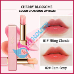 Son dưỡng môi Hojo Thái Lan có màu Cherry Blossoms Color Changing Lip Balm