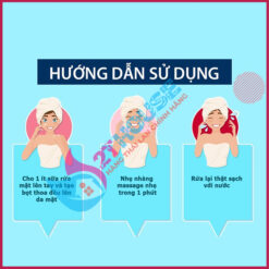 Sữa rửa mặt bò Thái Lan trắng da tạo bọt Whitening Facial Foam Scentio Milk Plus