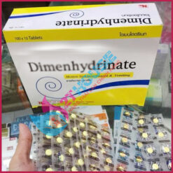 Thuốc say xe Dimenhydrinate Thái Lan chống say tàu xe vỉ 10 viên