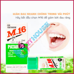 Dầu trị nhứt răng M16 Thái Lan giảm đau răng nhanh chóng