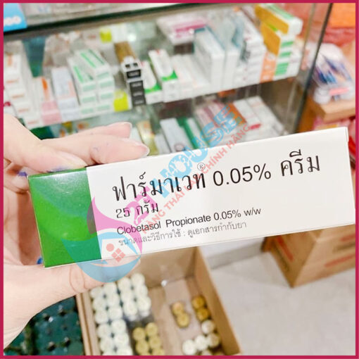 Thuốc trị vảy nến Thái Lan Pharmavate thay thế cho kem Dermovate